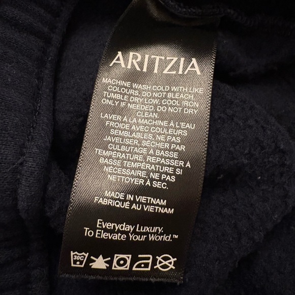 Aritzia Dark Blue Track Pants - Picture 4 of 5
